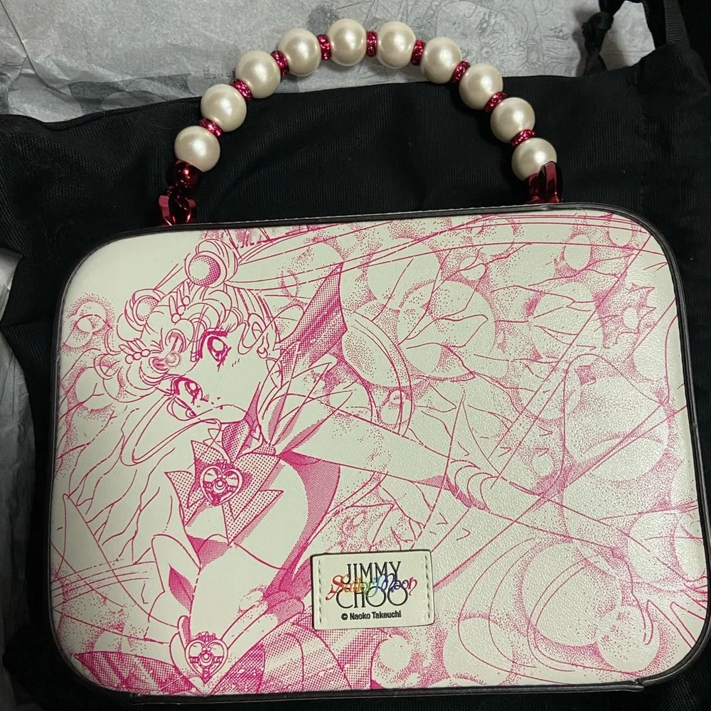 Sailor Moon x Jimmy Choo Collaboration Avenue Vanity Bag - Picture 2 of 10